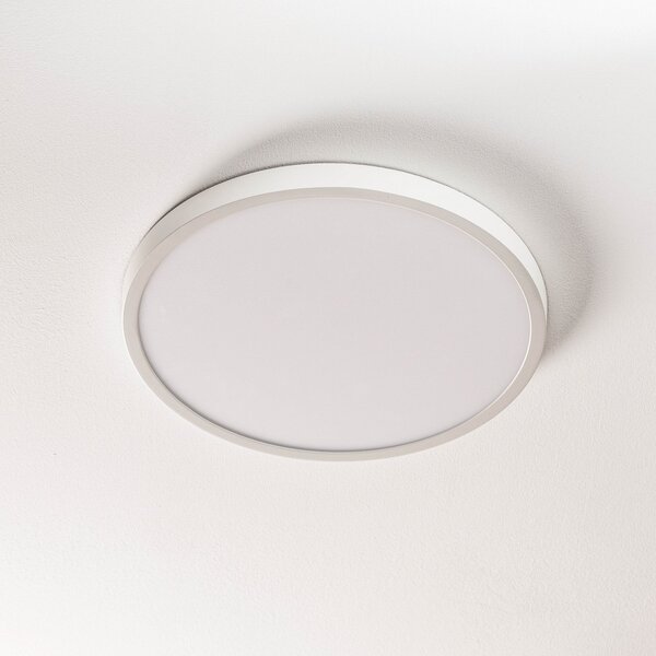 ORION Φωτιστικό οροφής LED Lero, dimmable, 30W, Ø 40cm, ρυθμιζόμενος, Λευκό, Σαλόνι / τραπεζαρία, Μέταλλο, σύγχρονο