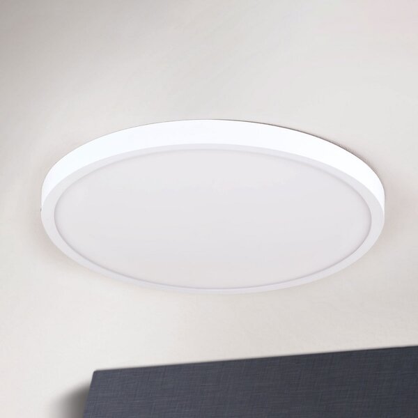 ORION Φωτιστικό οροφής LED Lero, dimmable, 30W, Ø 40cm, ρυθμιζόμενος, Λευκό, Σαλόνι / τραπεζαρία, Μέταλλο, σύγχρονο