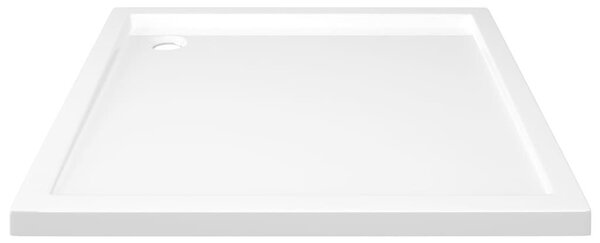 Βάση Ντουζιέρας Τετράγωνη 90 x 90 εκ. από ABS - Λευκό