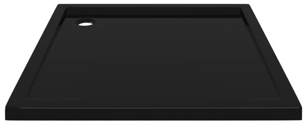 Βάση Ντουζιέρας Τετράγωνη Μαύρη 80 x 80 εκ. από ABS - Μαύρο