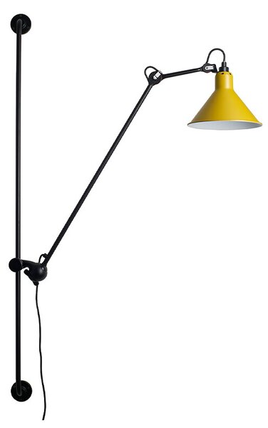 Lampe Gras - 214 Φωτιστικό τοίχου Conic Κίτρινο Lampe Gras