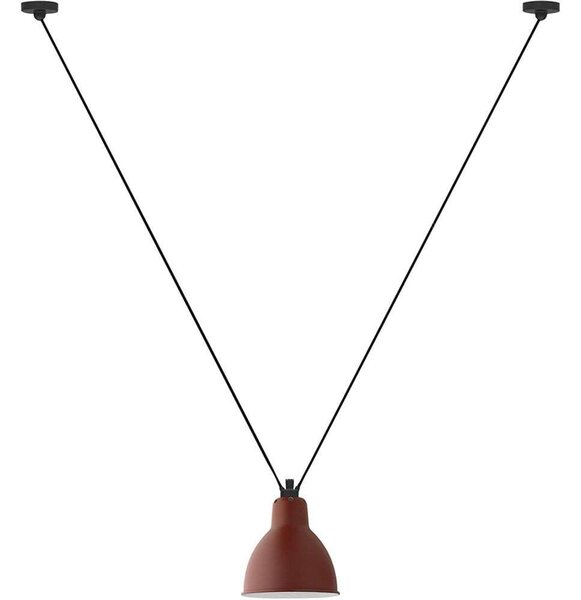 Lampe Gras - 323 L Κρεμαστό φωτιστικό Round Κόκκινο Lampe Gras