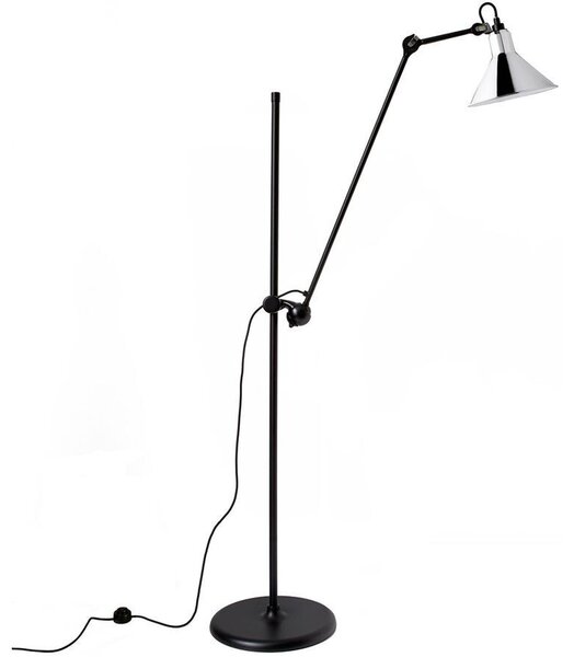 Lampe Gras - 215 Φωτιστικό δαπέδου Μαύρο/Χρώμιο Lampe Gras