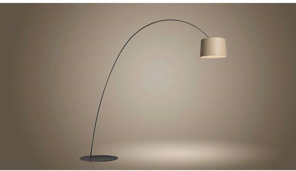 Foscarini - Twiggy Elle Wood Φωτιστικό δαπέδου My LIght Μαύρο Foscarini