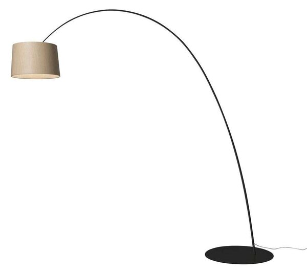 Foscarini - Twiggy Elle Wood Φωτιστικό δαπέδου My LIght Μαύρο Foscarini