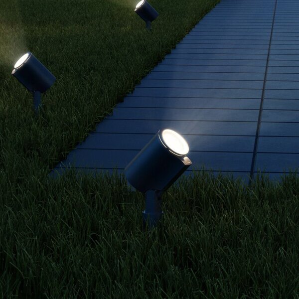 STEINEL Προβολέας Spot Garden SC LED με αισθητήρα, Μαύρο, Μέταλλο, σύγχρονο