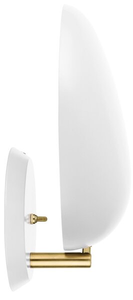 GUBI - Cobra Φωτιστικό τοίχου Hard-Wired Matte White GUBI