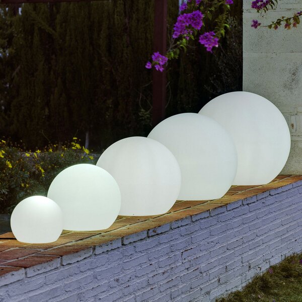 Newgarden Buly λάμπα δαπέδου, Ø 50 cm, Λευκό, Πλαστικό, σύγχρονο