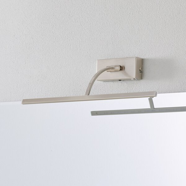 Freelight Φωτιστικό τοίχου Matisse LED, πλάτος 45 cm, ασημί, ρυθμιζόμενος, Μεταλλικό, Σαλόνι / τραπεζαρία, Μέταλλο, σύγχρονο