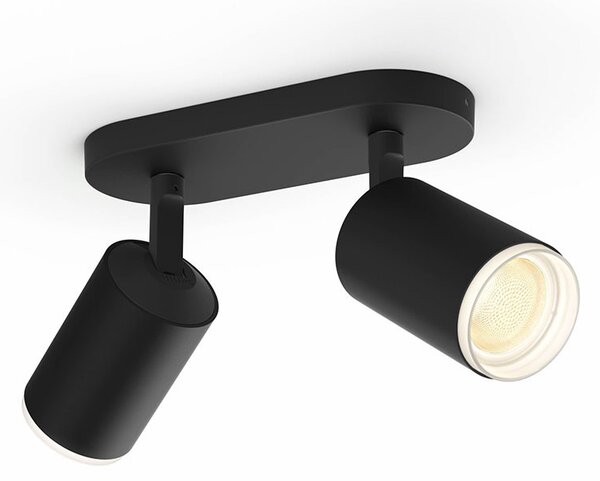 Philips Hue - Fugato Spot Black 2 τεμ. Bluetooth White/Color Amb. Philips Hue