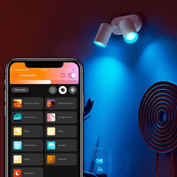 Philips Hue - Fugato Spot White 2 τεμ. Bluetooth White/Color Amb. Philips Hue