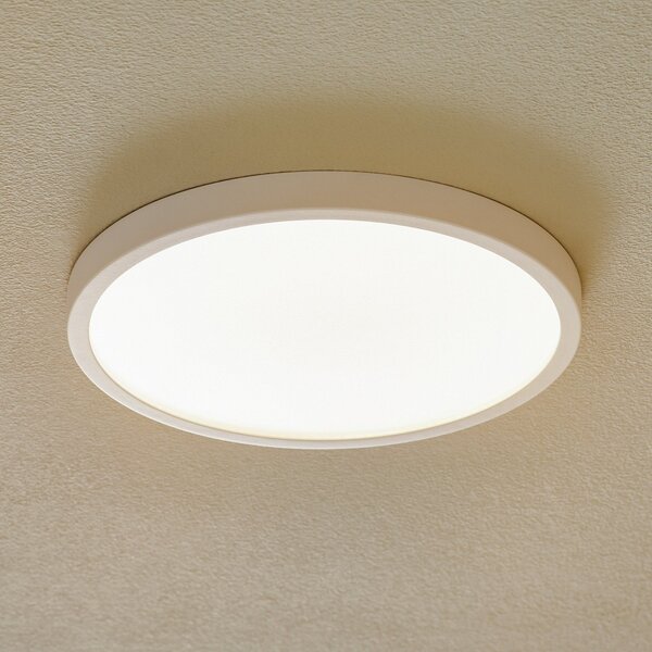 ORION Φωτιστικό οροφής LED Vika, στρογγυλό, λευκό, Ø 30cm, Λευκό, Σαλόνι / τραπεζαρία, Μέταλλο, σύγχρονο