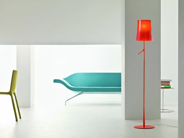 Foscarini - Birdie LED Φωτιστικό δαπέδου με Ρυθμιστής φωτισμού Verde Aqua Foscarini