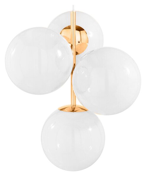 Tom Dixon - Globe Πολυέλαιος Mini Όπαλ/Χρυσό Tom Dixon