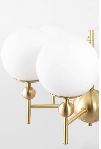 Globen Lighting - Astrid 50 Κρεμαστό φωτιστικό Brushed Brass/Λευκό Globen Lighting