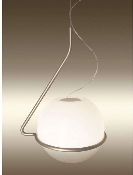 Foscarini - Tonda Κρεμαστό φωτιστικό Titanium/Λευκό Foscarini