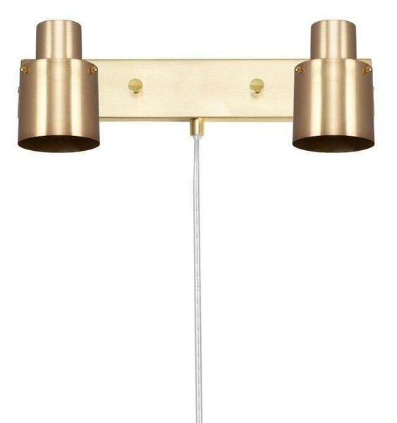 Globen Lighting - Clark 2 Φωτιστικό τοίχου Brushed Brass Globen Lighting