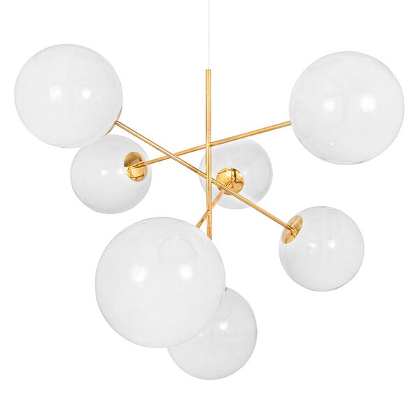 Tom Dixon - Globe Πολυέλαιος Large Όπαλ Tom Dixon