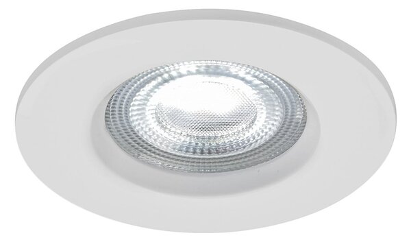 Nordlux Don Smart χωνευτό φωτιστικό LED, σετ 3 τεμαχίων, λευκό, ρυθμιζόμενος, Λευκό, Μπάνιο, Πλαστικό, Εσοχή οροφής