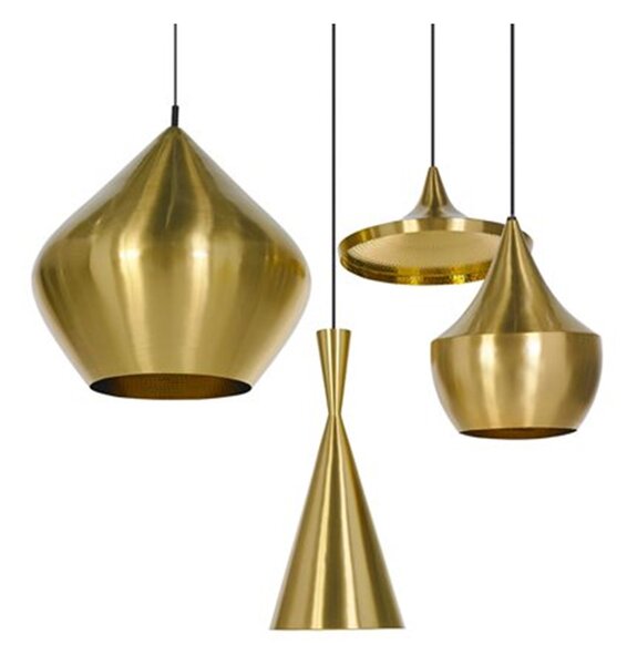 Tom Dixon - Beat Light Tall LED Κρεμαστό φωτιστικό Ορείχαλκος