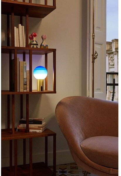 Marset - Dipping Light Portable Επιτραπέζιο φωτιστικό Blue/Brushed Brass Marset