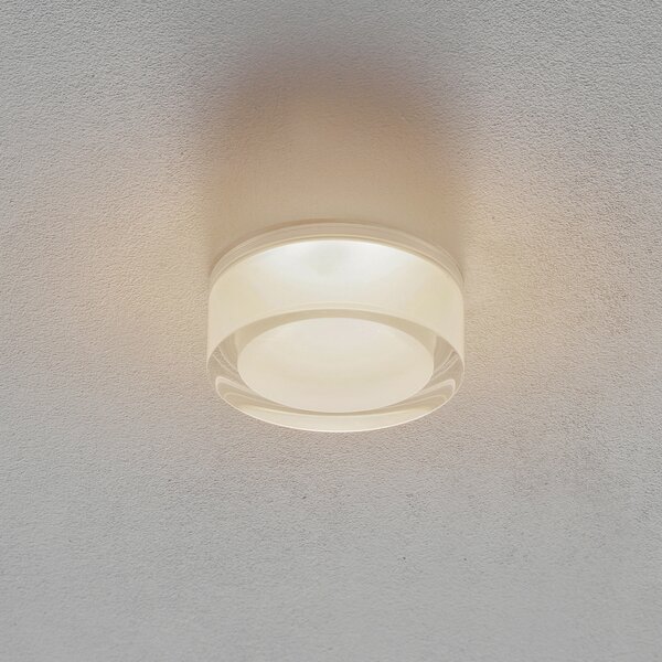 Wever & Ducré Lighting WEVER DUCRÉ Mirbi IP44 1.0 LED λαμπτήρας εσοχής στρογγυλός, ρυθμιζόμενος, Λευκό, Μπάνιο, Πλαστικό, σχεδιασμός, Φωτιστικά εσοχής στρογγυλά