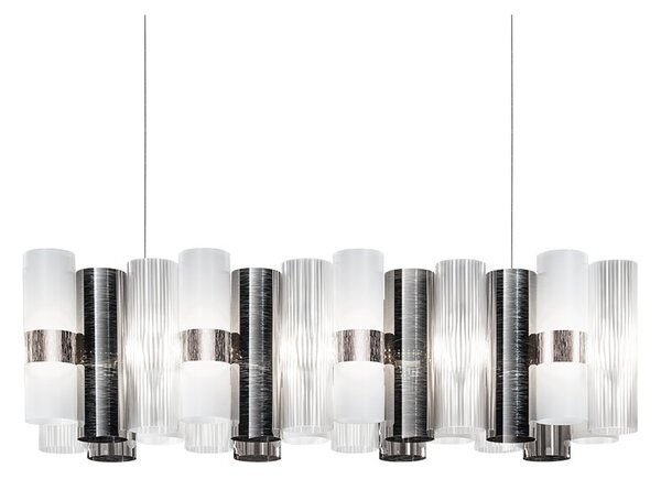 SLAMP - La Lollo Linear 100 Κρεμαστό φωτιστικό Pewter Slamp