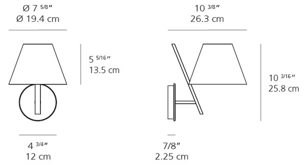 Artemide - La Petite Φωτιστικό τοίχου Μαύρο Artemide