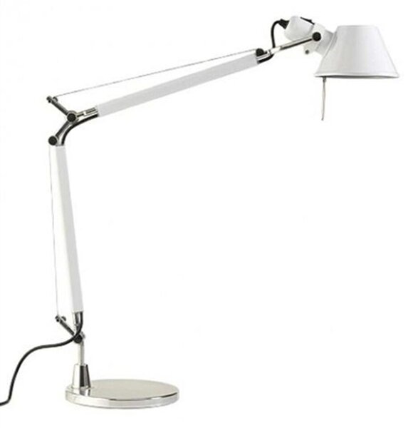 Artemide - Tolomeo Επιτραπέζιο φωτιστικό E27 Λευκό με Λευκό βάση Artemide