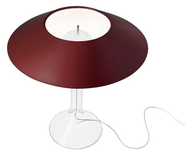 Foscarini - Chapeaux M Επιτραπέζιο φωτιστικό Dark Κόκκινο Foscarini