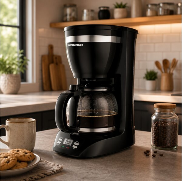 Καφετιέρα φίλτρου Heinner Savor HCM-1100D με ισχύ 900W, χωρητικότητα 15 φλυτζάνια και χρονοδιακόπτη