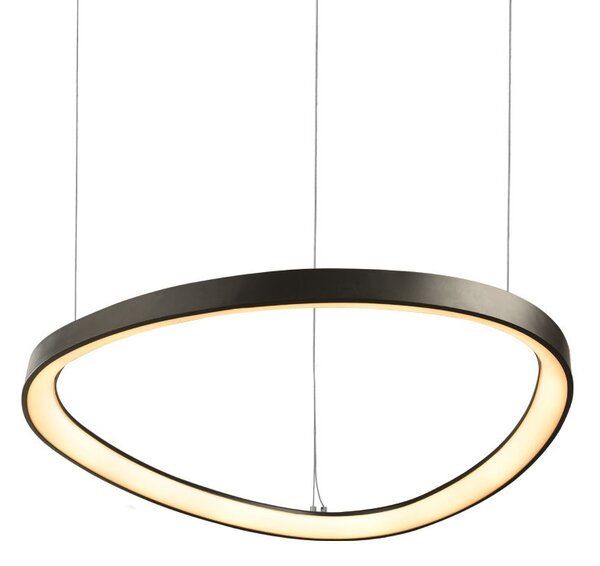 Φωτιστικό Οροφής LED 3 CCT Aca Harmony BR97LEDP60BKCCT Black