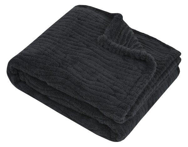 Κουβέρτα Καναπέ Fleece (130x160) S-F Columbia Anthracite P2C684003