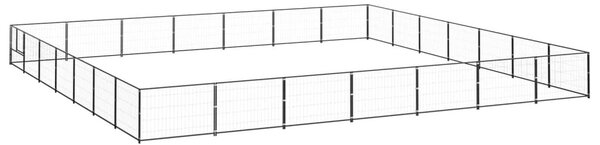 Σπιτάκι Σκύλου Μαύρο 49 μ² Ατσάλινο - Μαύρο