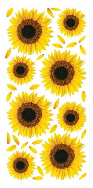Αυτοκόλλητα Τοίχου Ango Colourful Sunflowers 59605