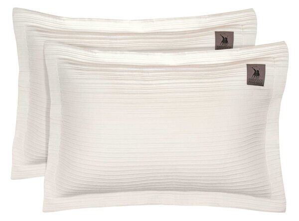 Ζεύγος Μαξιλαροθήκες Καπιτονέ (50x70) Greenwich Polo Club Essential Lines 4453 White