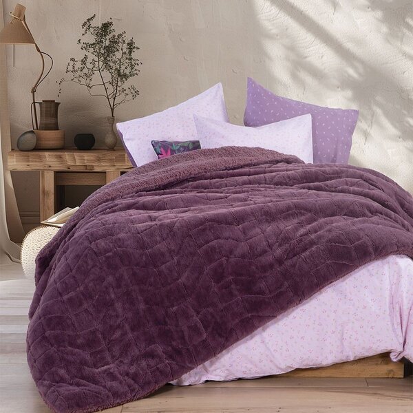 Κουβερτοπάπλωμα District Mauve Nef-Nef Homeware