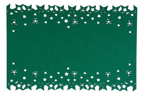 Σουπλά Χριστουγεννιάτικα Snow Star (Σετ 2τμχ) Green Nef-Nef Homeware