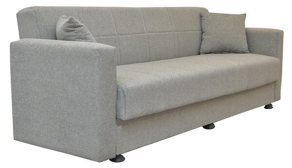 Καναπές Κρεβάτι AMETHYST Τριθέσιος Ανοιχτό Γκρι 214x78x78cm