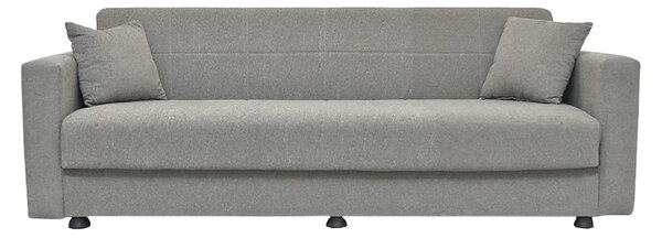 Καναπές Κρεβάτι AMETHYST Τριθέσιος Ανοιχτό Γκρι 214x78x78cm