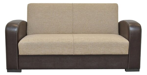 Καναπές Κρεβάτι Διθέσιος MARTINI Καφέ PU 154x87x90cm