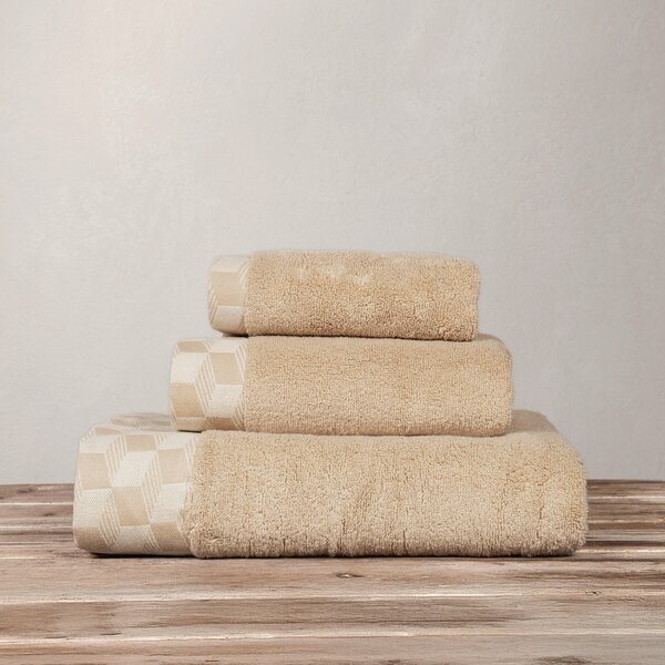 Πετσέτα Χεριών (40x60) Nima Luxe Mustard Beige 600gsm