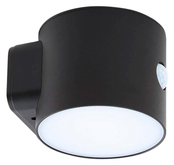 Lindby - Amren LED Ηλιακό κύτταρο Φωτιστικό Τοίχου w/Αισθητήρας Μαύρο Lindby