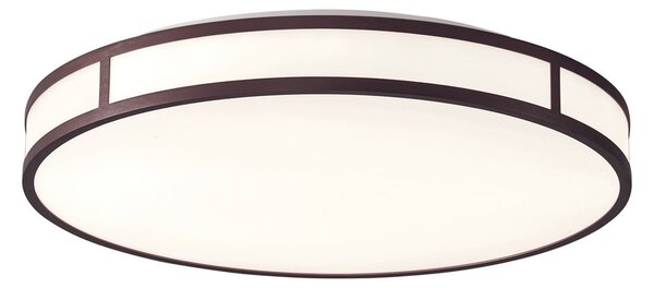 Viokef Φωτιστικό οροφής Piedro LED, 3.000 K, Ø 40 cm, Καφέ / Σκουριάς, Σαλόνι / τραπεζαρία, Πλαστικό
