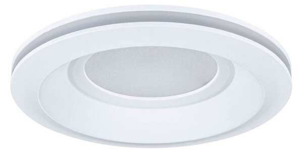 Paulmann LED χωνευτό φωτιστικό Sormus λευκό, Ø 10 cm, IP65, σετ 3 τεμαχίων, Λευκό, Μπάνιο, Πλαστικό, σύγχρονο, Εσοχή οροφής