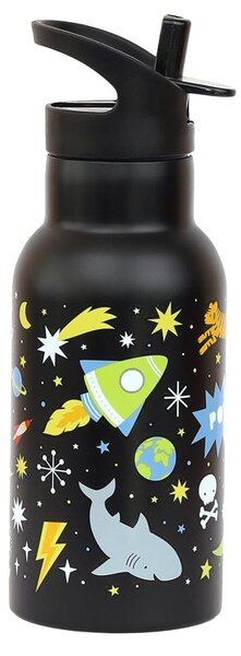 Παγούρι - Θερμός 350ml Με Καλαμάκι Α Little Lovely Company Galaxy DBSSGA78