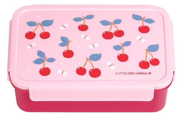 Φαγητοδοχείο Με Χωρίσματα 1.2lt (22x14.5x7) Α Little Lovely Company Cherries BBCHPI78