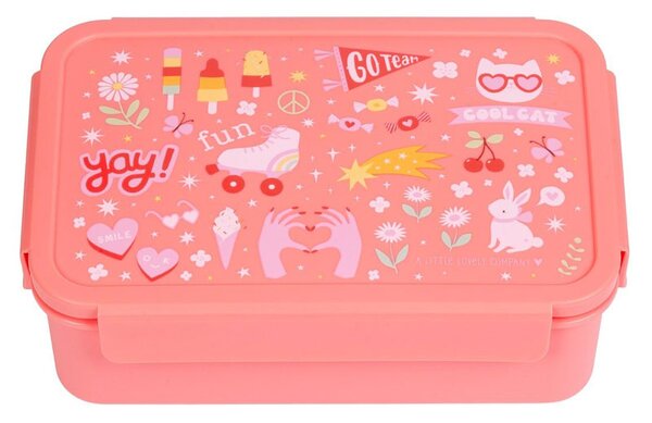 Φαγητοδοχείο Με Χωρίσματα 1.2lt (22x14.5x7) Α Little Lovely Company Fun BBFUCO72
