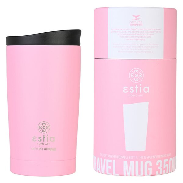 Θερμός Ποτήρι Travel Mug Save The Aegean BLOSSOM ROSE 350ml