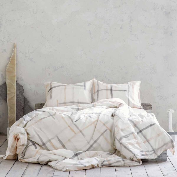 Κουβερλί Μονό (160x240) Nima Bed Linen La Pintura Salmon